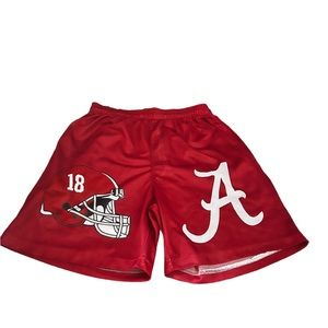 At the Helm University of Alabama Mesh Shorts No Size tag Waist 13” across
